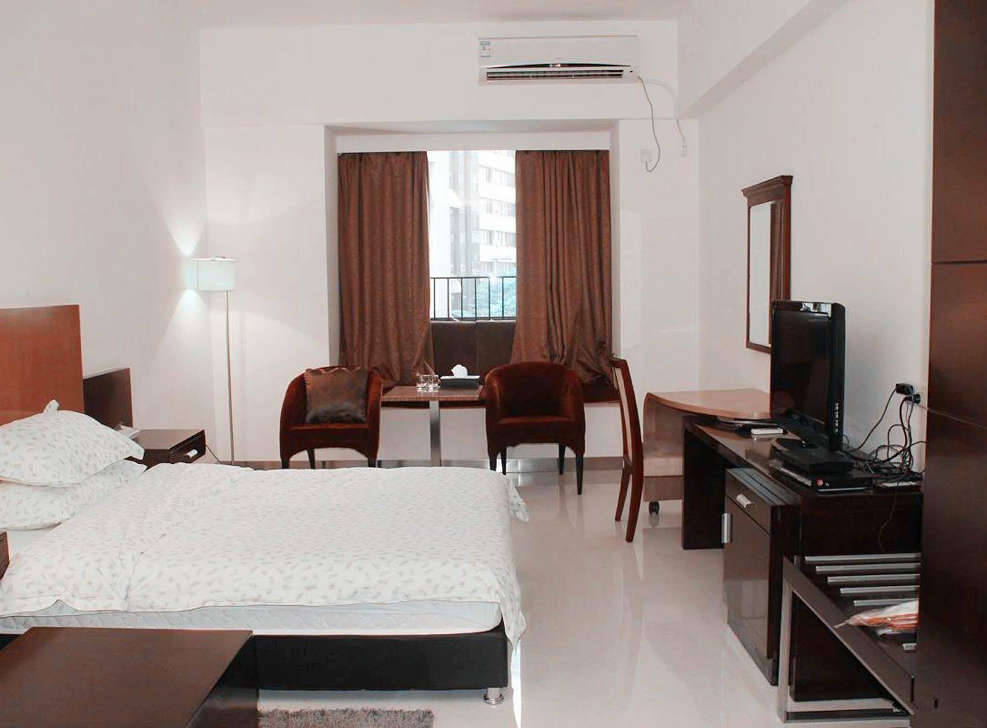 De Sheng Hotel Apartment-Guangzhou Shipai Buitenkant foto